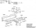 Bosch 2 607 001 086 ---- Parallel-Guide Spare Parts